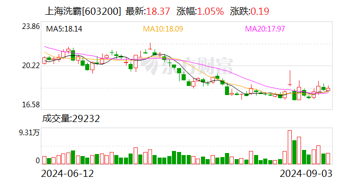 上海洗霸:聘任索威为公司副总经理