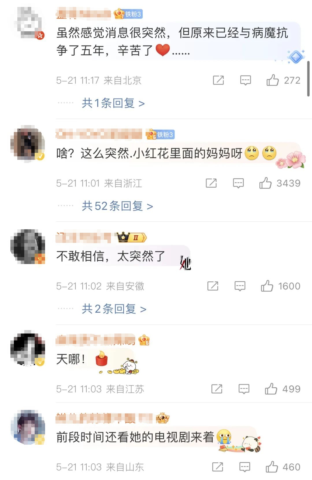 著名演员朱媛媛去世