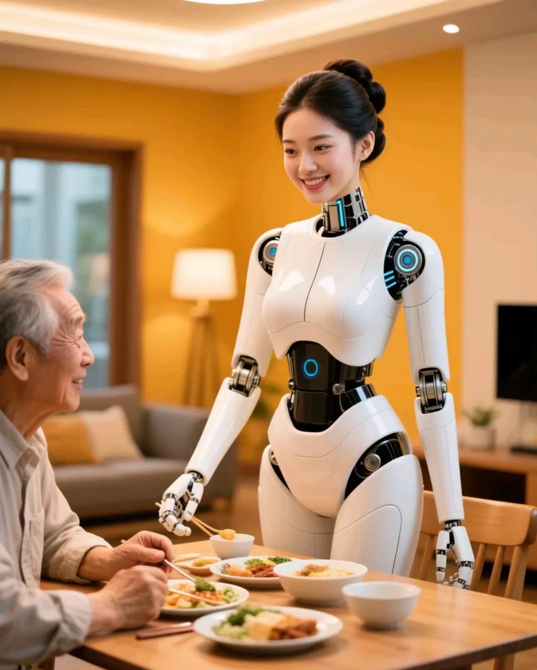 养老院里来了机器人助理