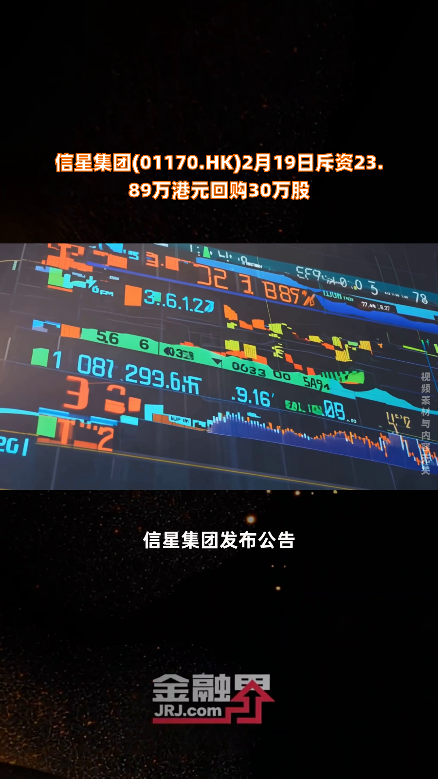 仁信新材：累计回购约315万股